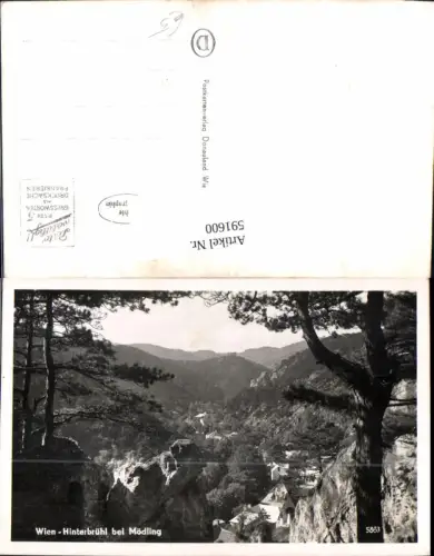 591600,Foto Ak Hinterbrühl b. Mödling Landschaft