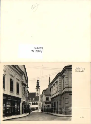 591959,Mödling bei Wien Straßenansicht Spielwaren Geschäft Karl Zehentner