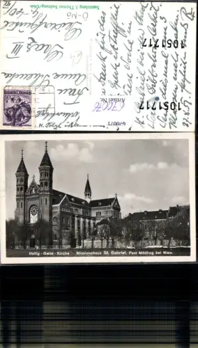 670076,Foto Ak Maria Enzersdorf Heilig-Geist-Kirche Missionshaus St Gabriel