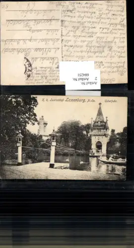 684251 K. K. Lustschloss Laxenburg Franzensburg Überfuhr pub Ledermann 16262