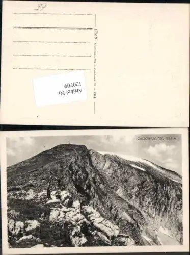 120709,Ötscher Ötscherspitze Gipfel bei Lackenhof