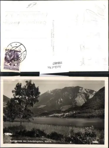 188487,Lunzersee m. Scheiblingstein b. Lunz am See