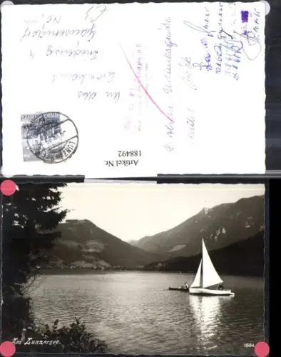 188492,Am Lunzersee b. Lunz am See Segelboot