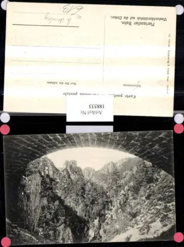 188533,Mariazellerbahn b. Annaberg Viaduktdurchblick auf die Zinken