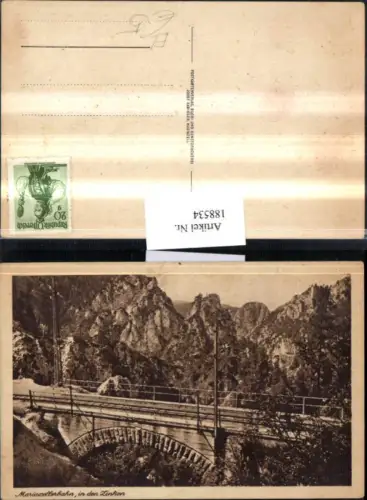 188534,Mariazellerbahn in d. Zinken Eisenbahnlinien b. Annaberg