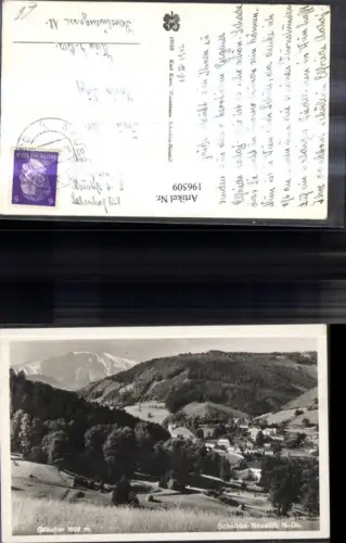 196509,Scheibbs-Neustift Teilansicht m. Ötscher