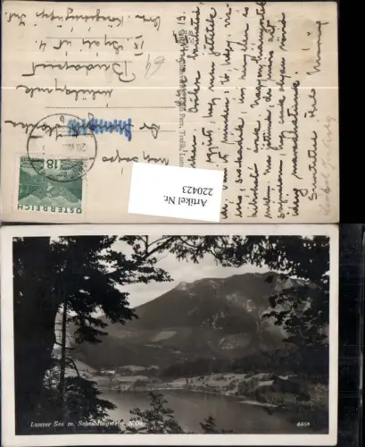 220423,Lunzer See m. Scheiblingstein