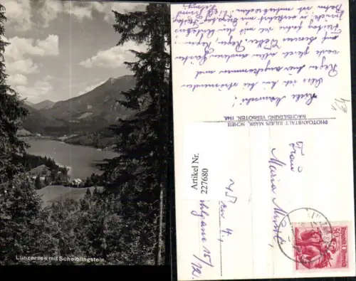 227680,Lunzersee b. Lunz a. See m. Scheiblingstein pub Photo Julius Mark Scheibbs