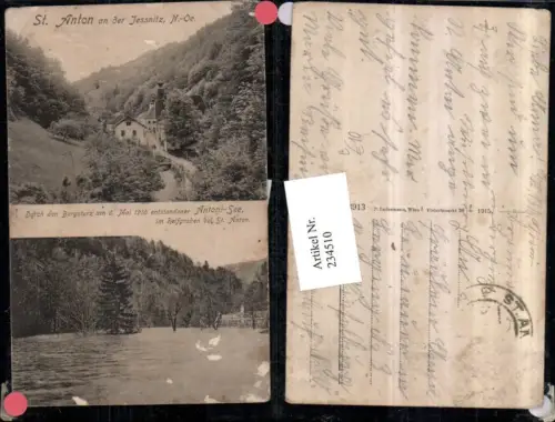 234510,St. Anton an d. Jessnitz Antoni-See im Reifgraben Mehrbildkarte