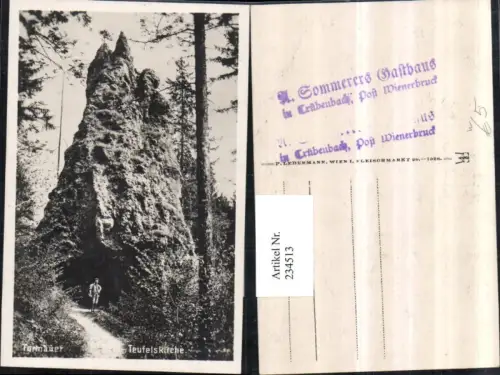 234513,Tormäuer Teufelskirche Felsen b. Gaming