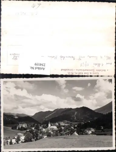 234559,Seltene Foto AK Lunz am See Totale