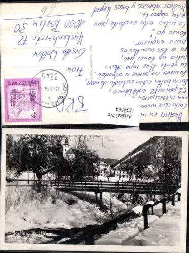 234564,Göstling an d. Ybbs Partie Winterbild