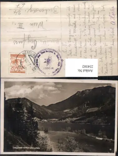 234582,Lunzersee b. Lunz m. Scheiblingstein