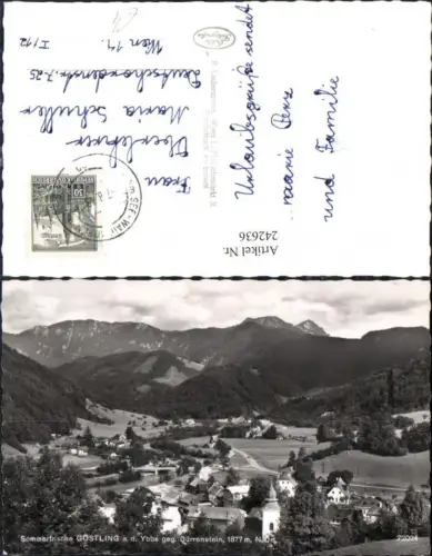 242636,Göstling an d. Ybbs Totale geg. Dürrenstein