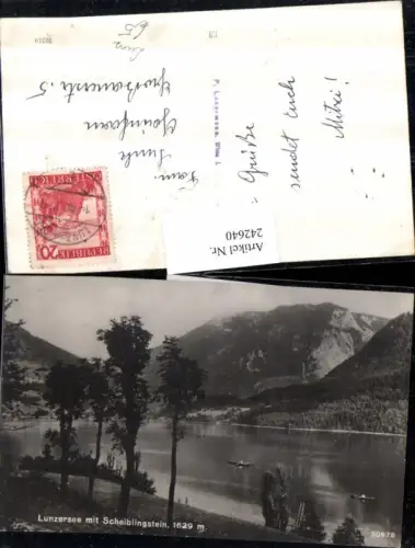 242640,Lunz a. See Lunzersee m. Scheiblingstein