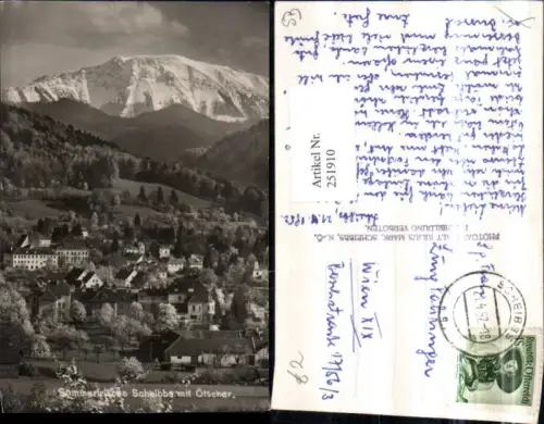 251910,Scheibbs Teilansicht m. Ötscher