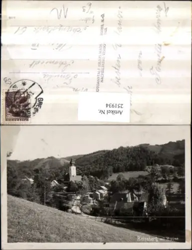 251934,Reinsberg Totale m. Ruine b. Gresten