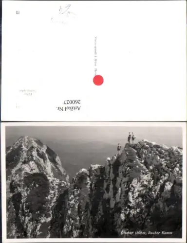 260027,Ötscher Rauher Kam Bergkulisse b. Lackenhof