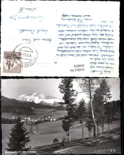 260034,Mitterbach Teilansicht m. d. Ötscher