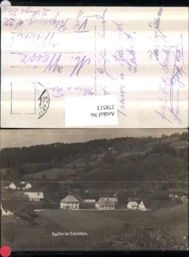 278513,Saafen b. Scheibbs Teilansicht