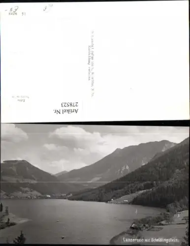 278523,Lunzersee See b. Lunz m. Scheiblingstein Bergkulisse