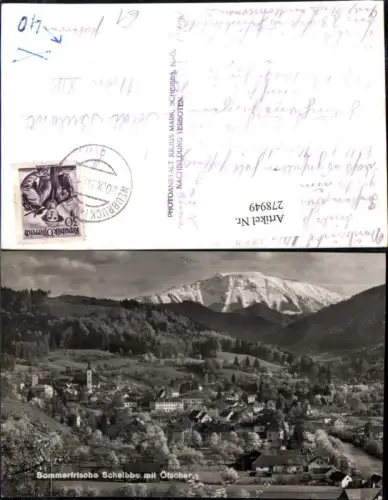 278949,Scheibbs Totale m. Ötscher Bergkulisse