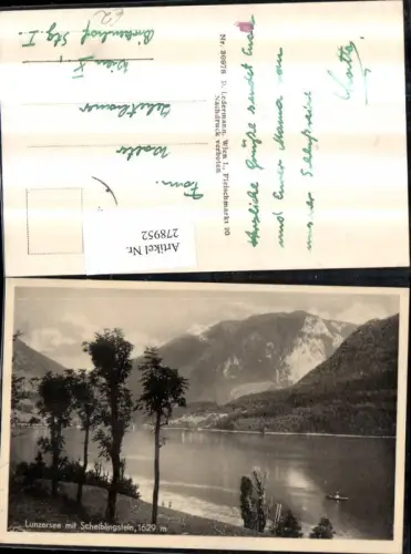 278952,Lunzersee See b. Lunz m. Scheiblingstein Bergkulisse
