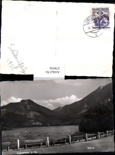 278956,Lunzersee b. Lunz Partie Bergkulisse