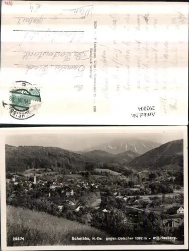 292004,Scheibbs Totale geg. Ötscher m. Heuberg