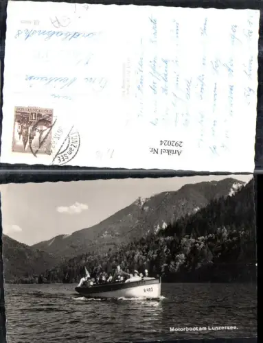 292024,Motorboot Boot am Lunzersee See b. Lunz
