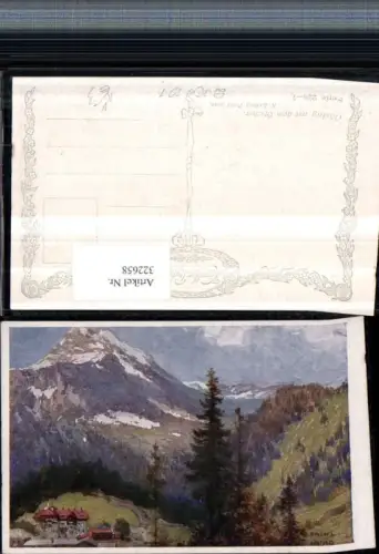 322658,Künstler AK K. Ludwig Prinz Gösing m. Ötscher Bergkulisse pub B.K.W.I. 226euro7