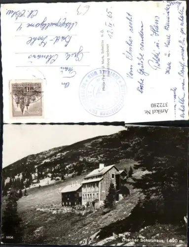 372280,Ötscher Schutzhaus Berghütte b. Lackenhof