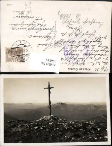 386815,Kreuz am Ötscher b. Lackenhof Bergkulisse