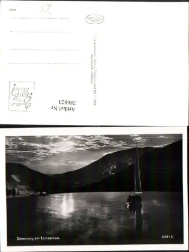 386823,Stimmung am Lunzersee See b. Lunz Segelboot