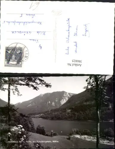 386825,Lunzersee See b. Lunz m. Scheiblingstein