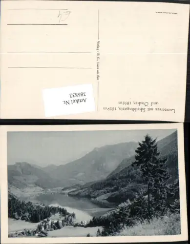 386832,Lunzersee See b. Lunz m. Scheiblingstein u. Ötscher