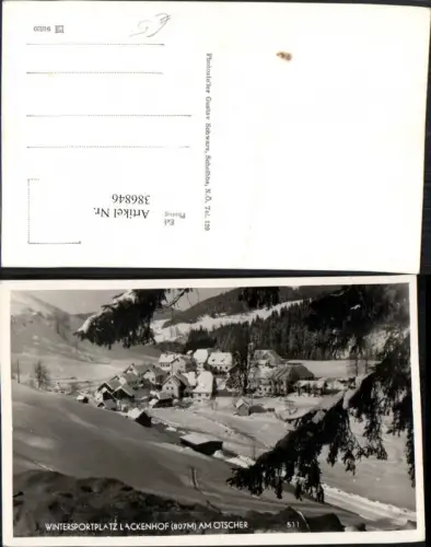 386846,Lackenhof am Ötscher Totale Winterbild