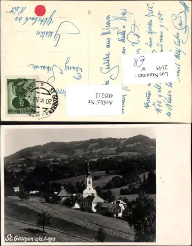 405212,St. Georgen an d. Leys Teilansicht Kirche
