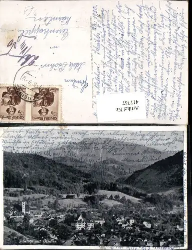 417767,Scheibbs Totale m. Ötscher Bergkulisse