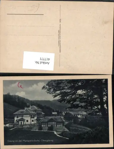 417771,Gösing an d. Mariazellerbahn Obergösing
