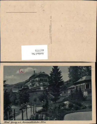417775,Gösing an d. Mariazellerbahn Hotel