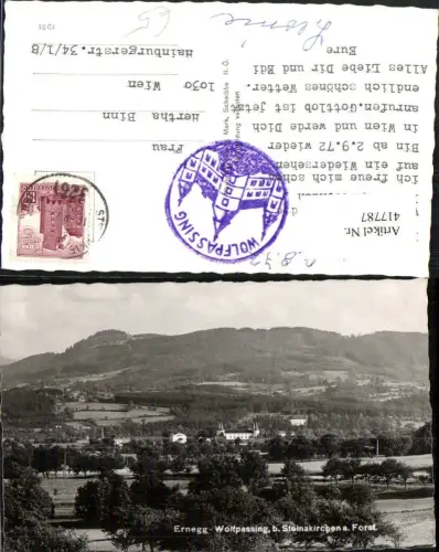 417787,Schloss Ernegg Wolfpassing b. Steinakirchen am Forst