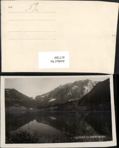 417789,Lunzersee See b. Lunz m. Scheiblingstein Bergkulisse
