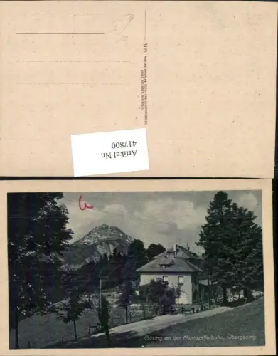 417800,Gösing an d. Mariazellerbahn Obergösing Bergkulisse