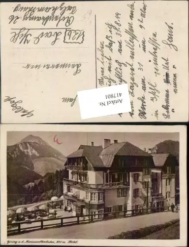 417801,Gösing an d. Mariazellerbahn Hotel Bergkulisse