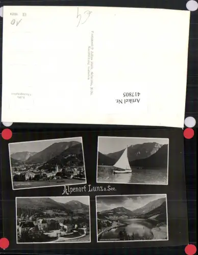 417805,Alpendorf Lunz am See Totale Segelboot Schloss Seehof Mehrbildkarte