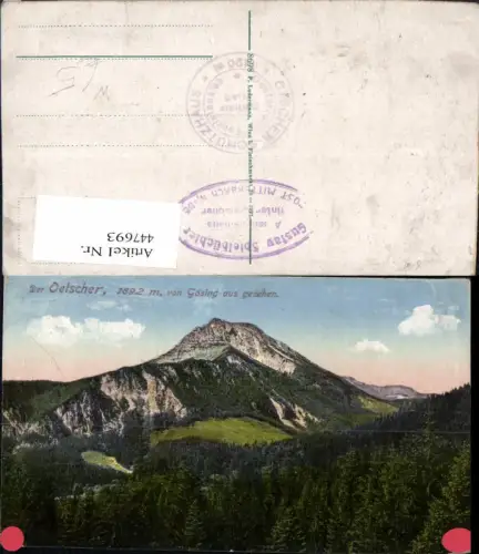447693,Ötscher von Gösing Bergkulisse