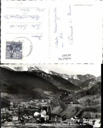 447697,Göstling an d. Ybbs Totale Hochkaar Hochkar Bergkulisse