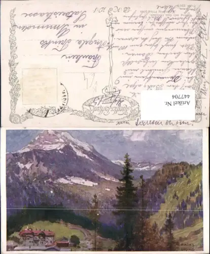447704,Künstler AK K. Ludwig Prinz Gösing m. Ötscher Bergkulisse pub B.K.W.I. 226euro7