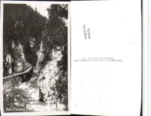 495226,Noth in Steinbach b. Göstling an d. Ybbs Schlucht